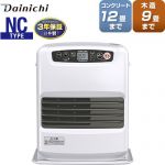 ダイニチ NCタイプ ヒーター・ストーブ 石油ファンヒーター 木造9畳まで コンクリ12畳まで  ムーンホワイト ≪FW-3225NC-W≫