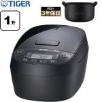 タイガー 圧力IHジャー炊飯器 炊飯器 圧力IH 1.8L 1升炊き  グロスブラック ≪JPV-M180-KG≫