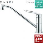 【工事費込セット（商品＋基本工事）】 三栄 COULE キッチン水栓 ワンホールシングルレバー式 シングルワンホール混合栓  ≪K8712E2TJV-13≫