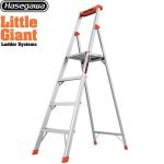 長谷川工業 Little Giant　フリップエヌライト はしご・脚立 段数：4段 最大使用質量：136kg  【直送 代引・時間指定 不可】 ≪LG-15270≫