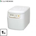 エムケー精工 かがみもち 餅つき機 マイコンもちつき機 1升タイプ（5合～1升） ホワイト ≪RM-101SN≫