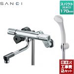 【工事費込セット（商品＋基本工事）】 三栄 浴室水栓 サーモシャワー混合栓 スパウト長さ170mm  ≪SK1811DC≫