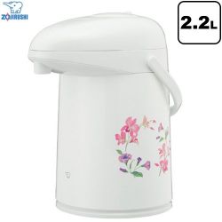 象印 押すだけポット（ガラス） ガラスマホービン AB-RC22-FW