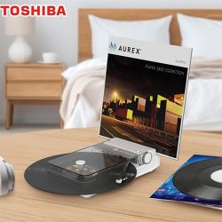 東芝 コンパクト＆ワイヤレスレコードプレイヤー オーディオ AX-RP10(W)