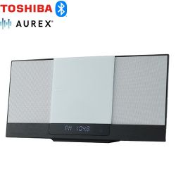 東芝 AUREX スリム型サウンドシステム オーディオ AX-WSS60(W)