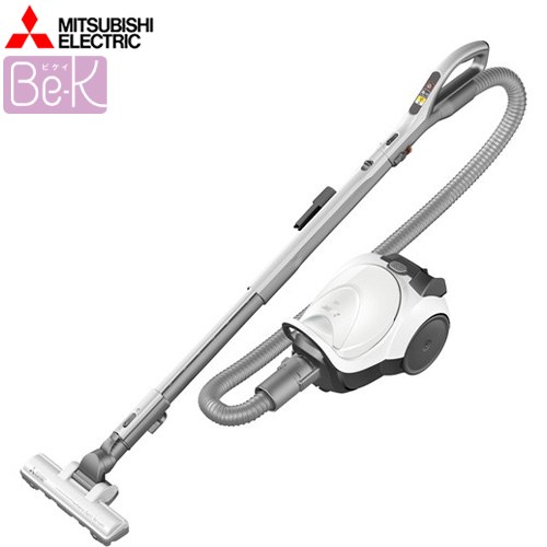 三菱 Be-K ビケイ スタンダードタイプ 掃除機 紙パック式 1.5L  シャイニーホワイト ≪TC-FJ2F-W≫